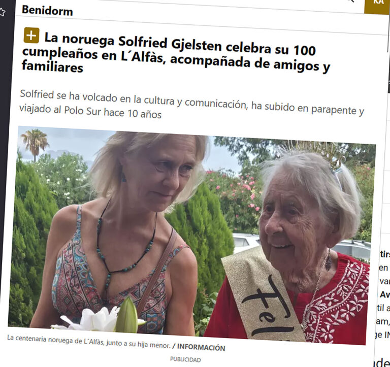 Solfried (100) går fortsatt turer på seks kilometer