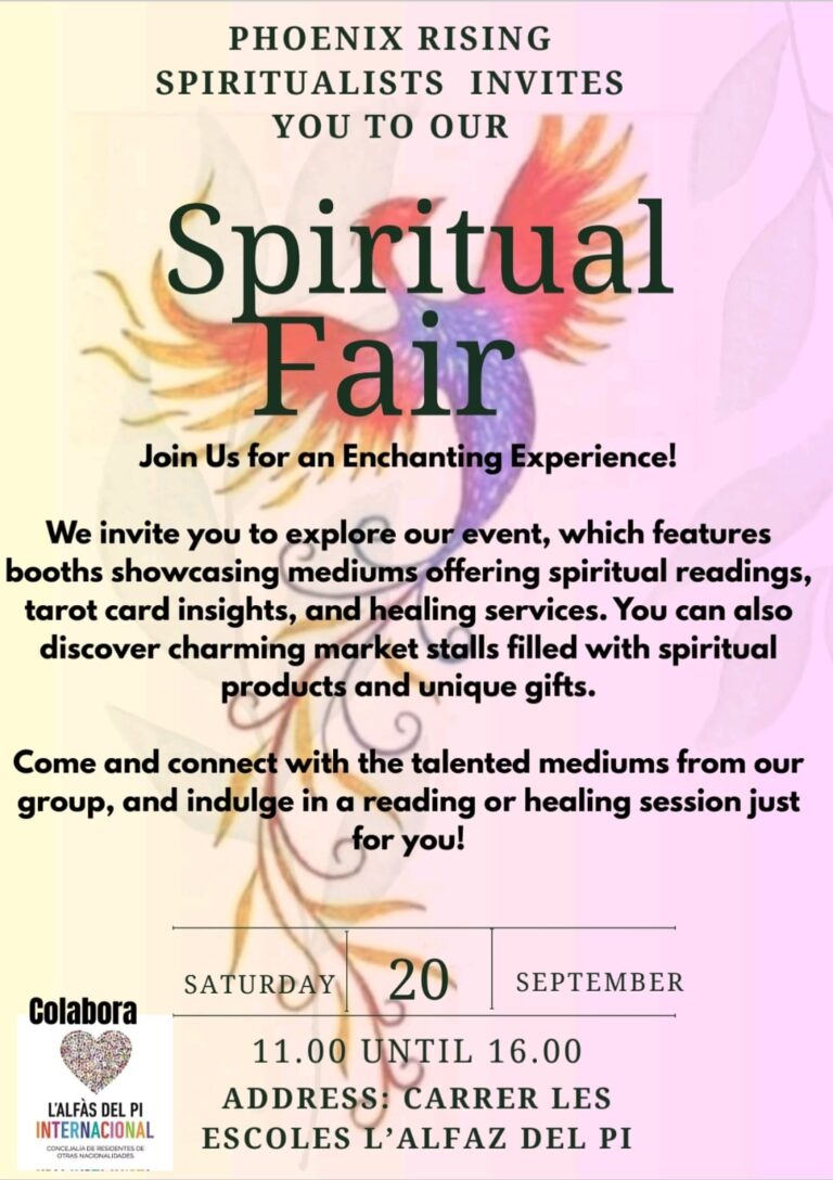 Alternativ-messe i dag lørdag i Alfaz del Pi Alternativ-messe i dag lørdag i Alfaz del Pi