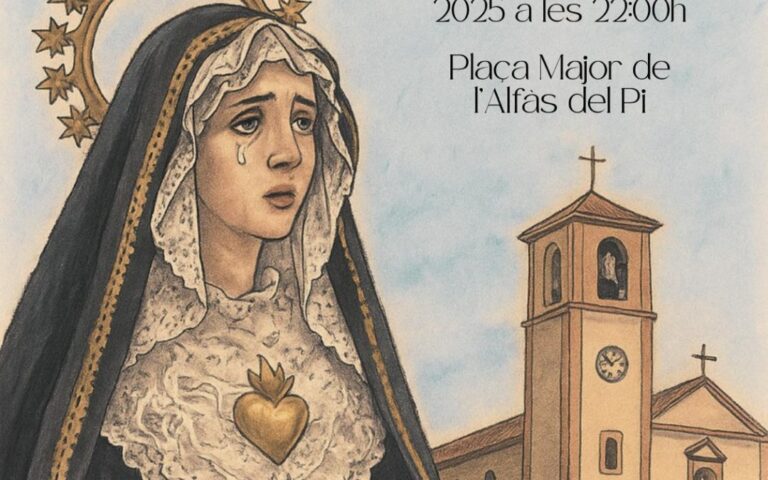 Tradisjon i Alfaz del Pi: Jomfru Marias syv smerter på Plaza Mayor