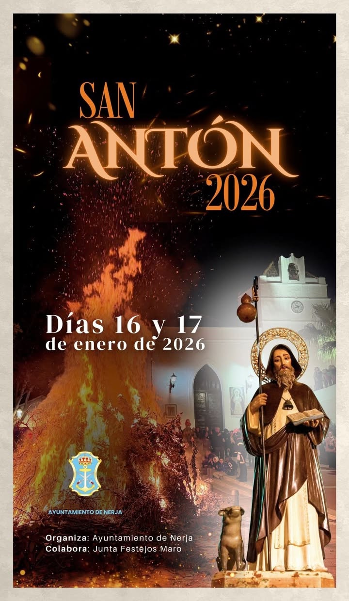San Antón i Maro (Nerja): Tradisjon og fest 16.–17. januar 2026