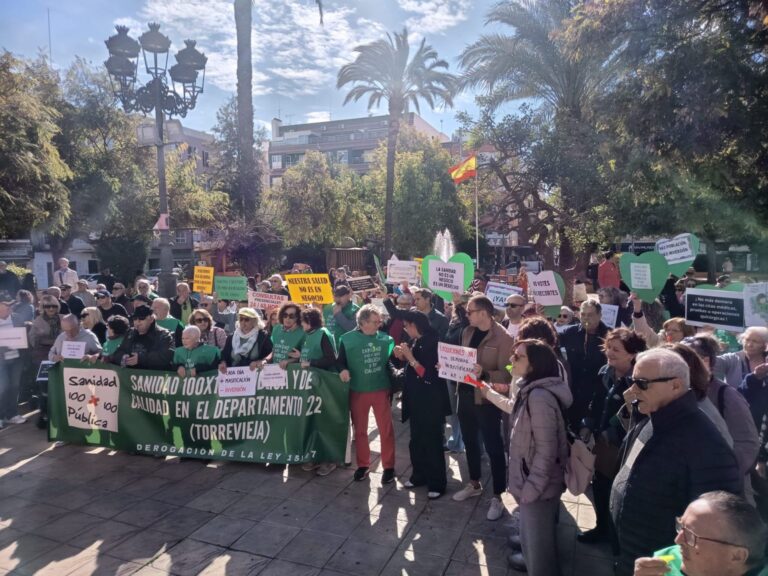 Protester i Torrevieja over dårlig helsevesen