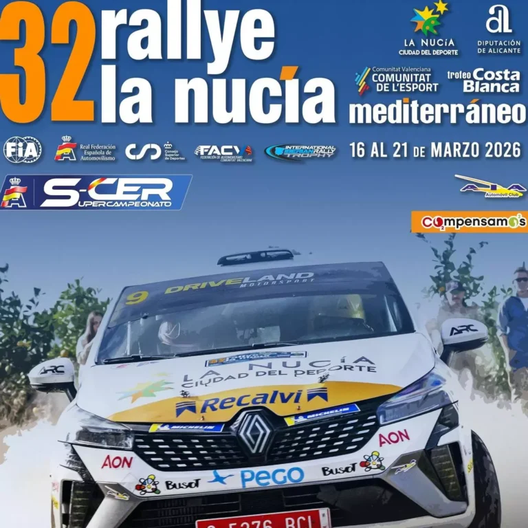 Opplev &laquo;Rally La Nucía Mediterráneo&raquo; 20. og 21. mars